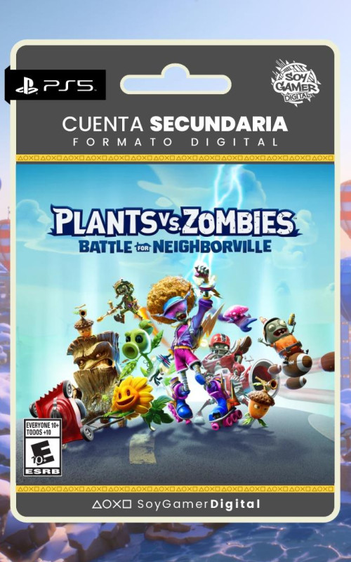 SECUNDARIA Plantas vs Zombies Neighborville PS5