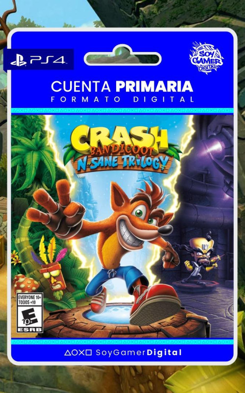 PRIMARIA Crash Bandicoot N Sane Trilogy PS4 