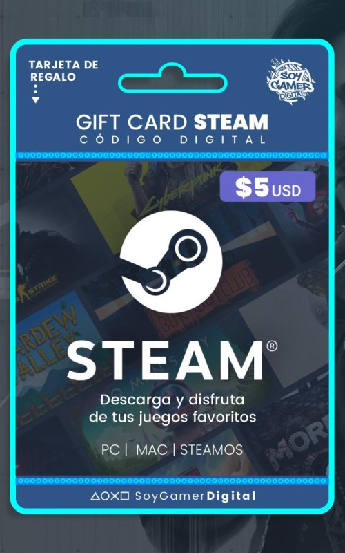 Steam 5 USD