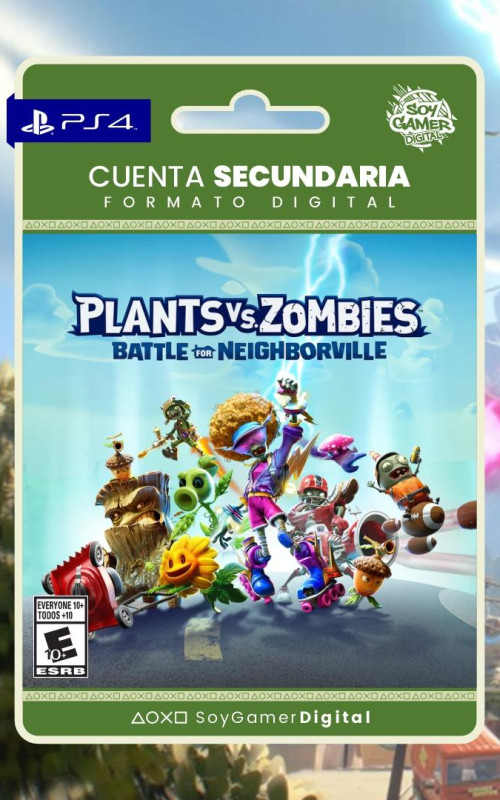 SECUNDARIA Plantas vs Zombies Neighborville PS4