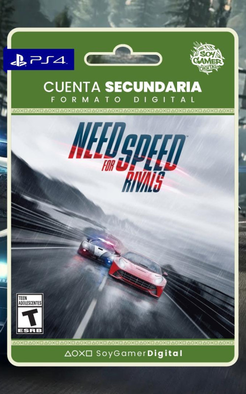 SECUNDARIA Need for Speed Rivals PS4