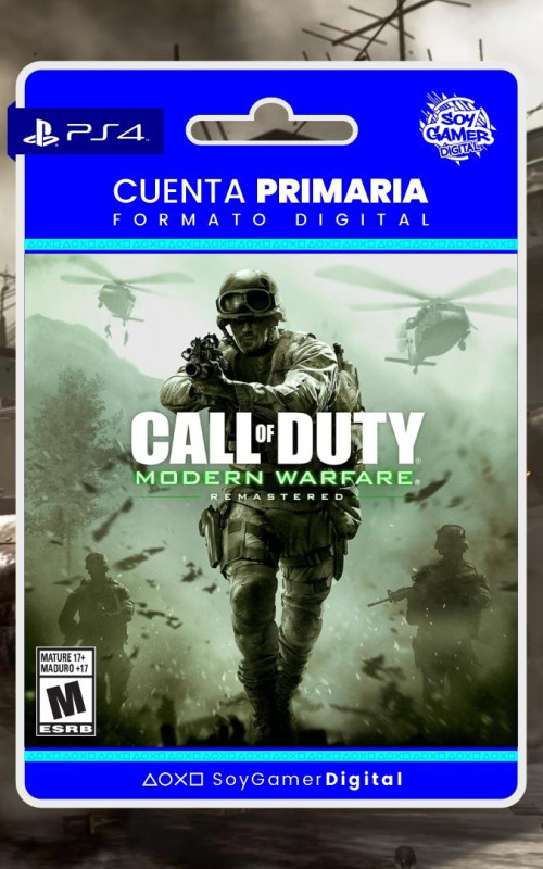 PRIMARIA Call of Duty 4 Modern Warfare Remastered PS4