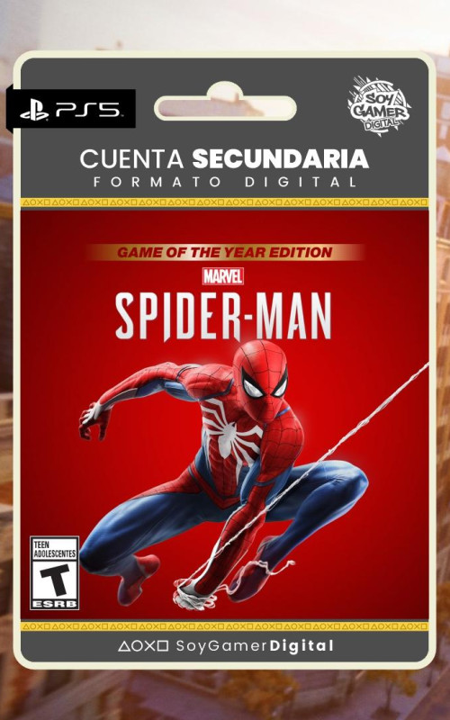 SECUNDARIA Marvels Spiderman GOTY Edition PS5