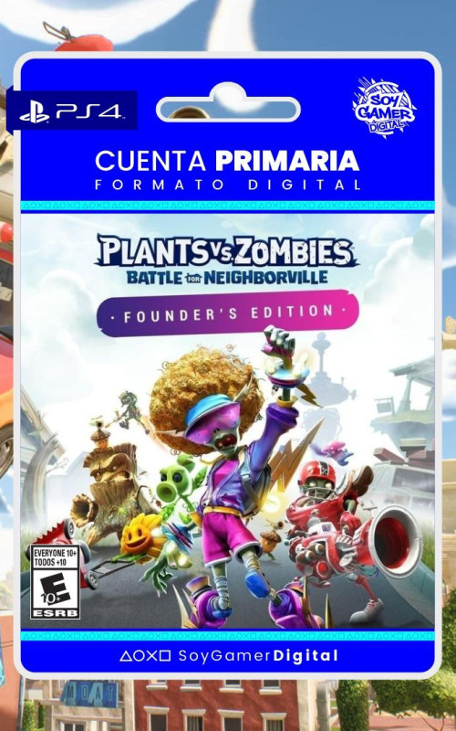 PRIMARIA Plantas vs Zombies Battle for Neighborville Founders Edition PS4