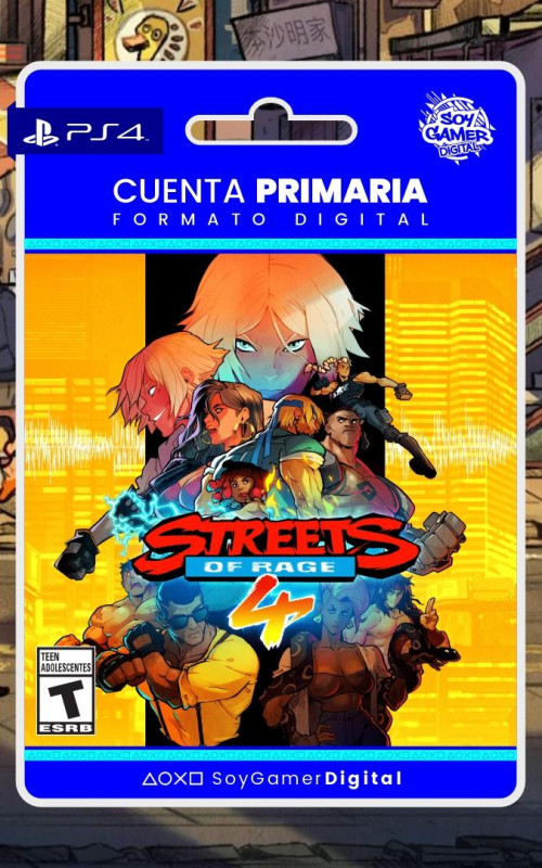 PRIMARIA Streets of Rage 4 PS4