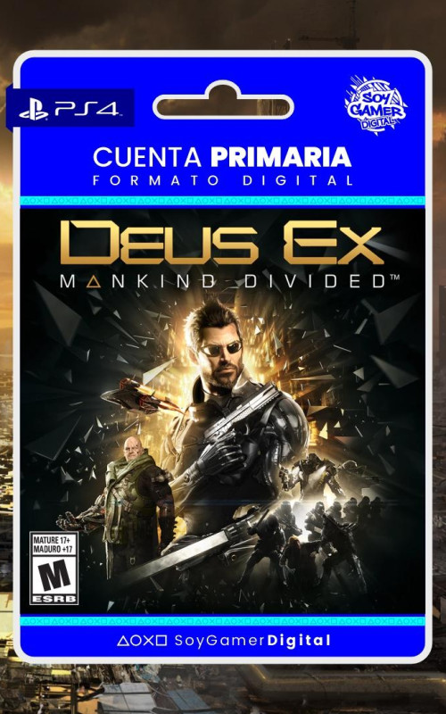 PRIMARIA Deus Ex Mankind Divided PS4