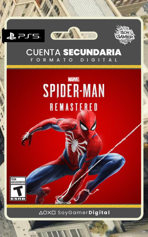 SECUNDARIA Spiderman Remastered PS5