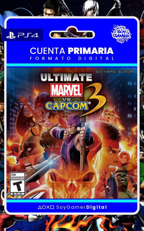 PRIMARIA Ultimate Marvel vs Capcom 3 PS4