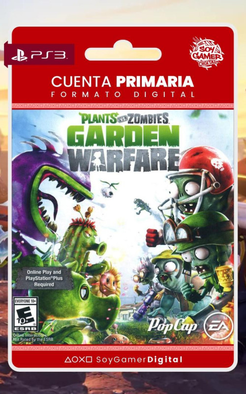 PRIMARIA Plants Vs Zombies Garden Warfare PS3