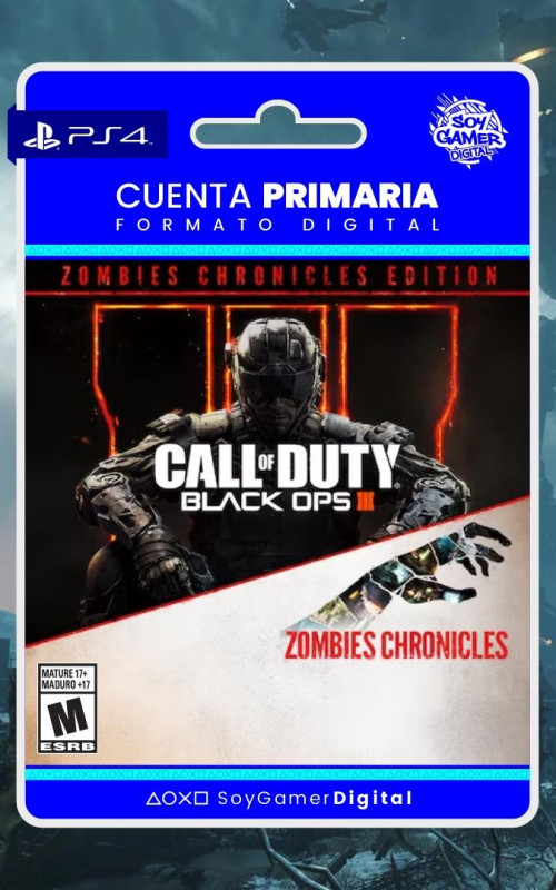PRIMARIA Call of Duty Black Ops 3 Zombies Chronicles PS4