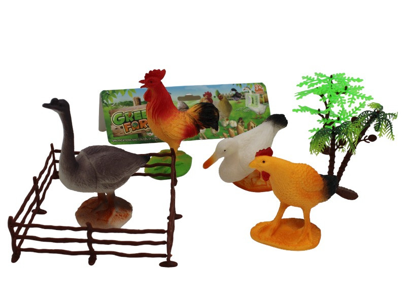 JUEGO DE ANIMALES X 9PCS