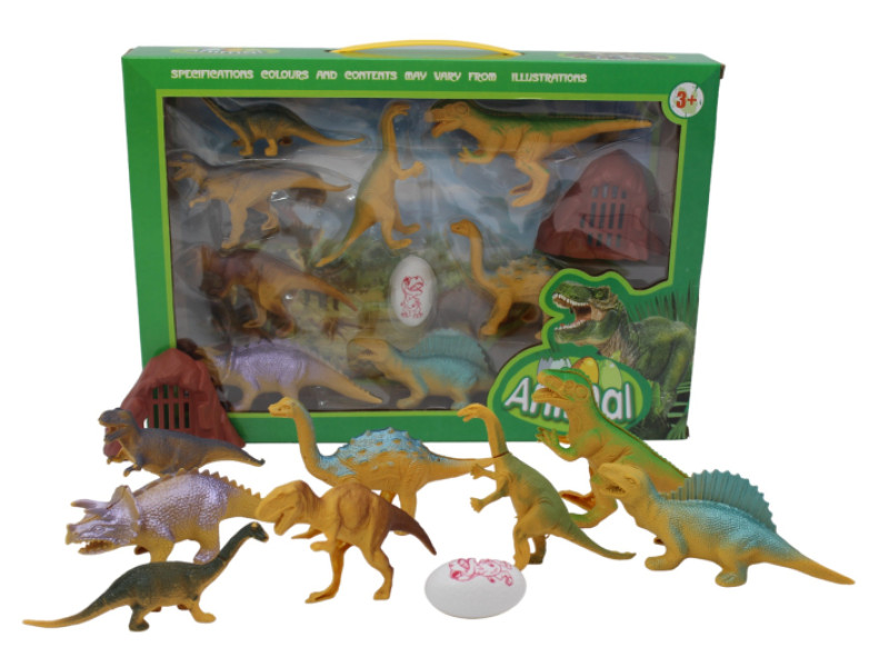 SET DE DINOSAURIOS X 10PCS