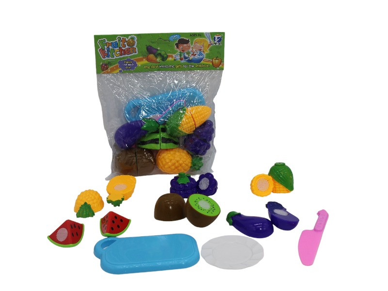 JUEGO DE COMIDA CON VELCRO X 13PCS