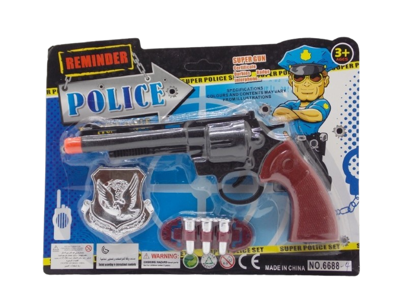 JUEGO DE POLICIA X 4PCS