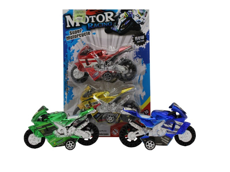 MOTOS A PULL BACK X 2PCS