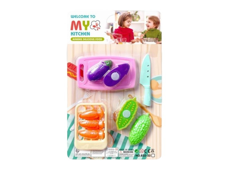 JUEGO DE COMIDA CON VELCRO X 10PCS