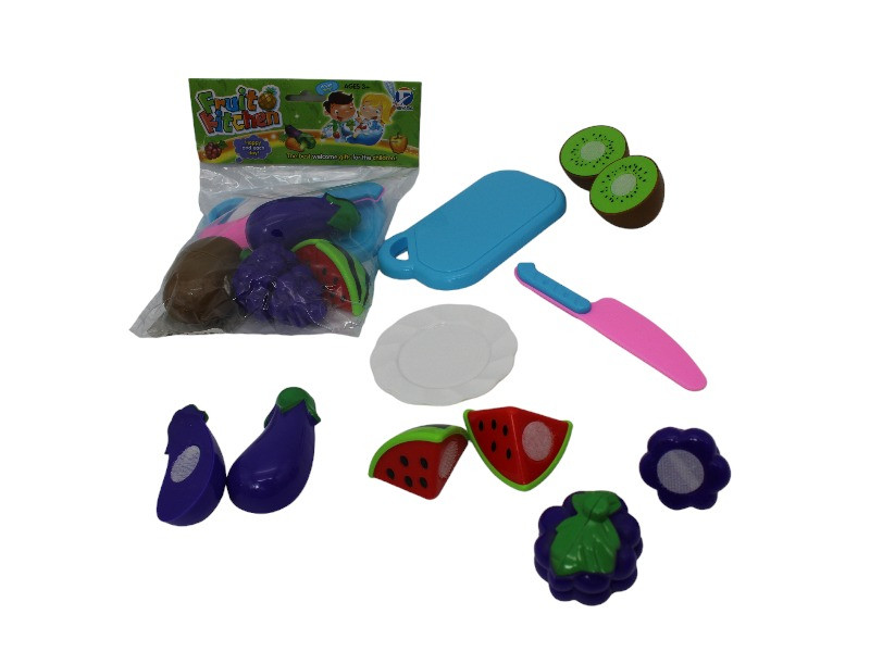 JUEGO DE COMIDA CON VELCRO X 11PCS