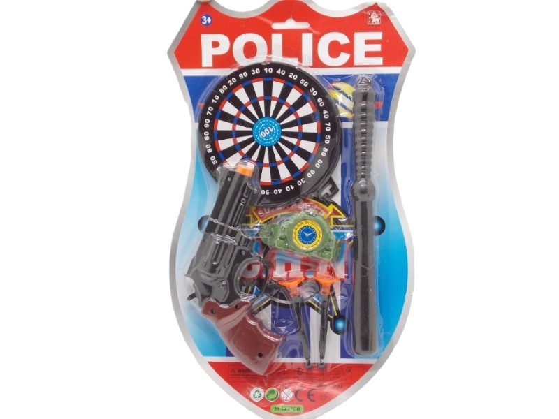 JUEGO DE POLICIA X 6PCS