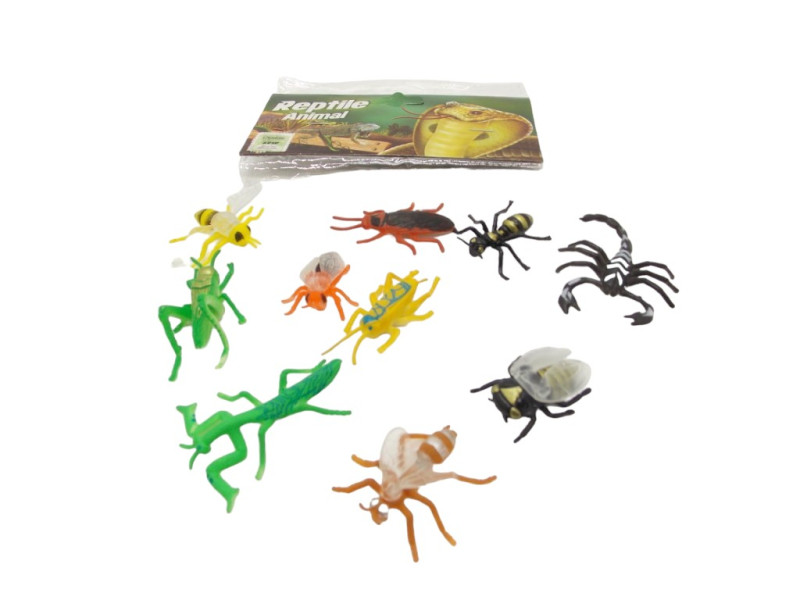 INSECTOS MINI DE GOMA X 10PCS