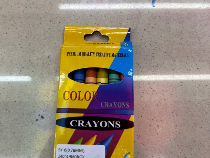 CRAYONES X 6 PCS